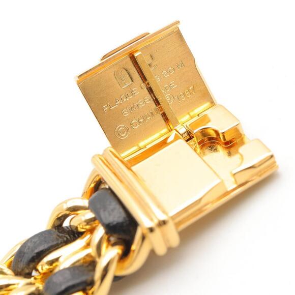 Chanel CHANEL Première M Wristwatch, Gold Plated (GP), Leather Strap, Women's... - Picture 15 of 15